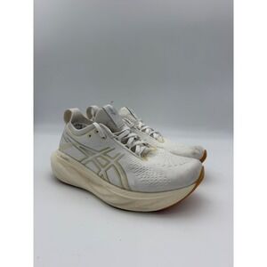 ASICS Gel-Nimbus 25 Womens Running Shoes White Cream 1012B356 Size 7.5